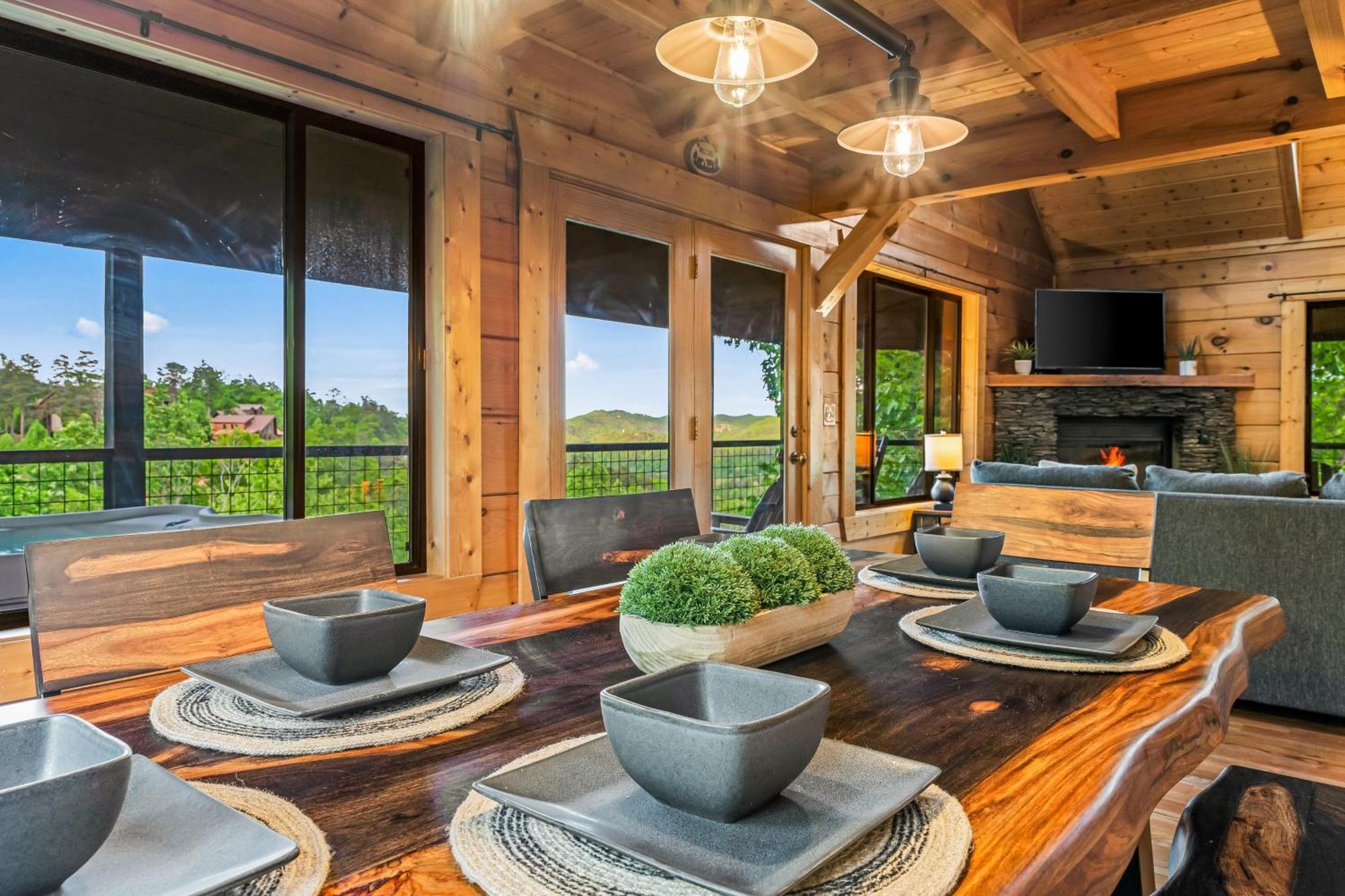 Dawns View Villa Sevierville Rum bild