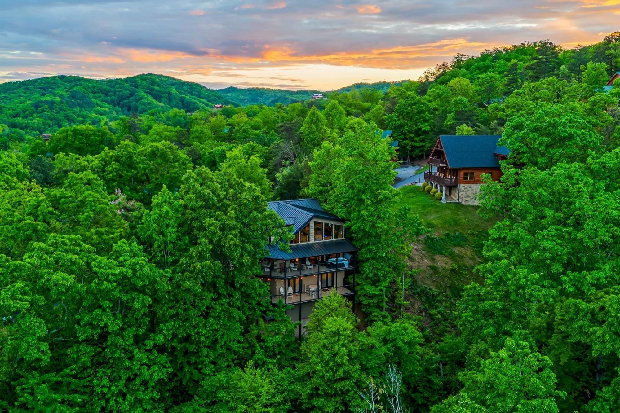 Dawns View Villa Sevierville Rum bild